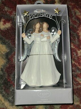 St. Nicholas Square Friends Angel Christmas Ornament Angels Silver Wings NEW